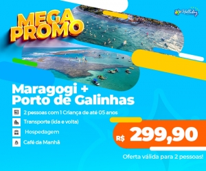 MEGA PROMO 2025 Pacote Completo de Viagem para Maragogi  Porto de Galinhas