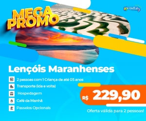 MEGA PROMO 2025 Pacote Completo de Viagem para Lencois Maranhenses