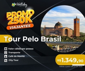 Pacote Tour Pelo Brasil Ferias Conheca 17 cidades em uma viagem unica